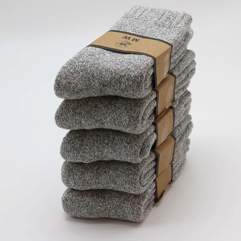 Merino Wool Socks 5 Pairs
