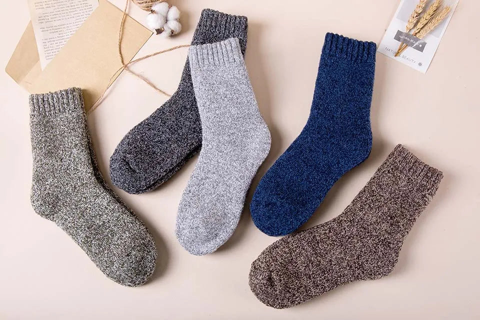 Merino Wool Socks 5 Pairs