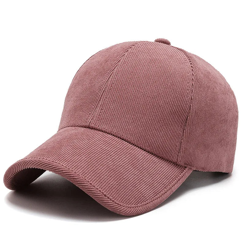 Corduroy Cotton Baseball Cap
