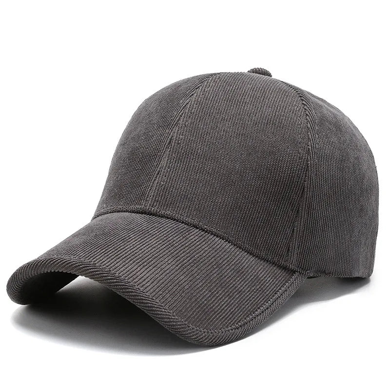 Corduroy Cotton Baseball Cap