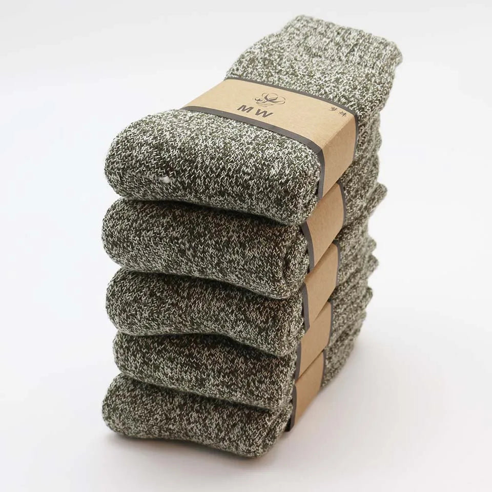 Merino Wool Socks 5 Pairs