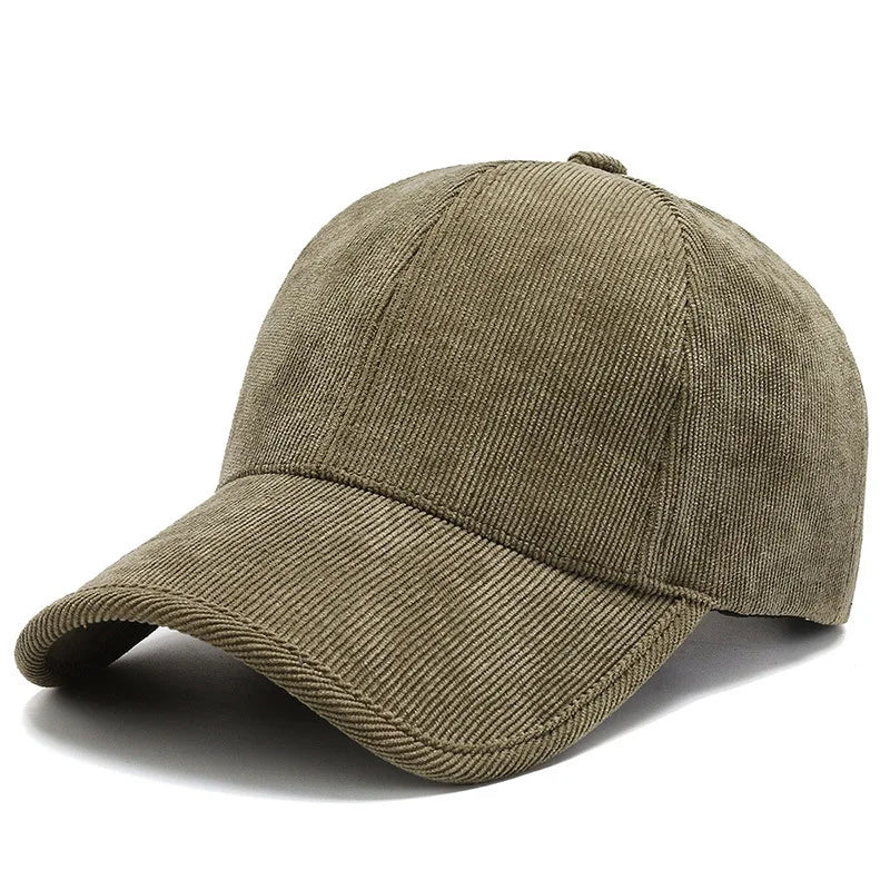 Corduroy Cotton Baseball Cap