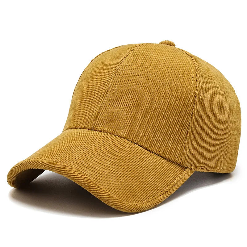 Corduroy Cotton Baseball Cap