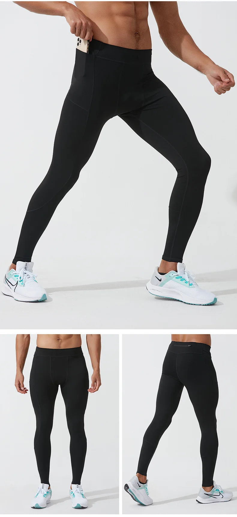 Nylon Spandex Compression Pants