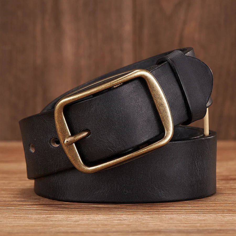 Cowhide Leather Thick Belt