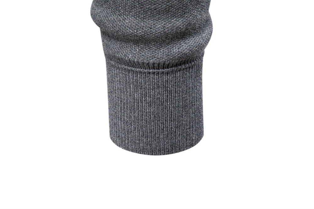 Cotton Knit Zippered Sweater