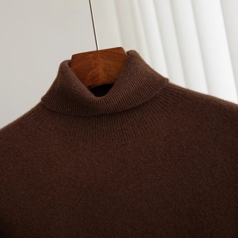 Merino Wool Turtleneck Sweater