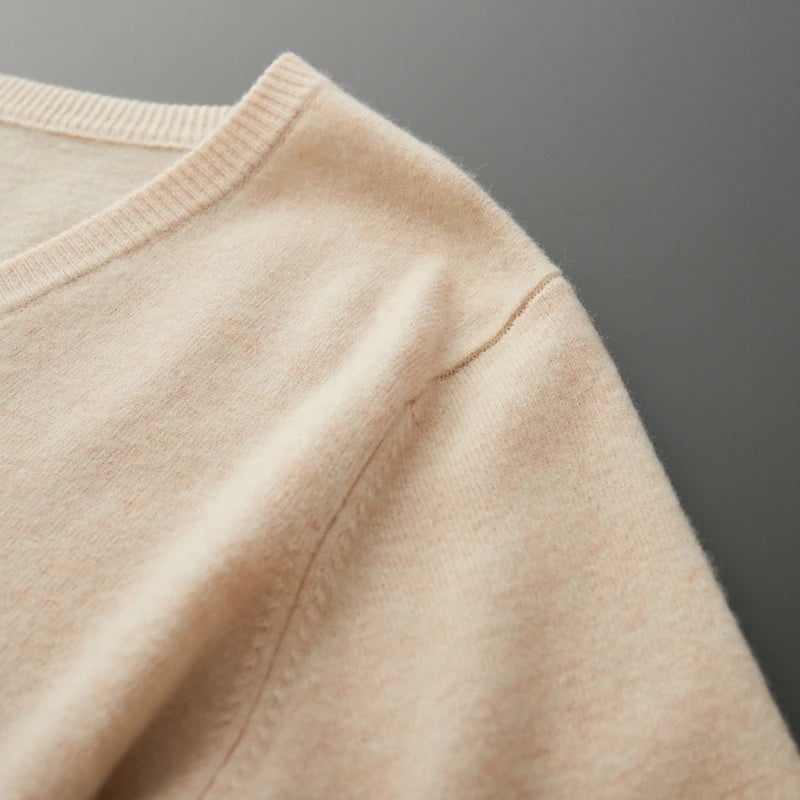 Merino Wool V-Neck Sweater