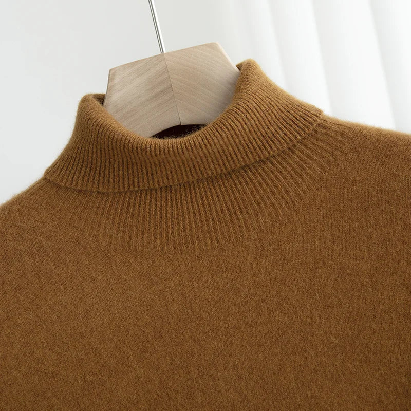 Merino Wool Turtleneck Sweater