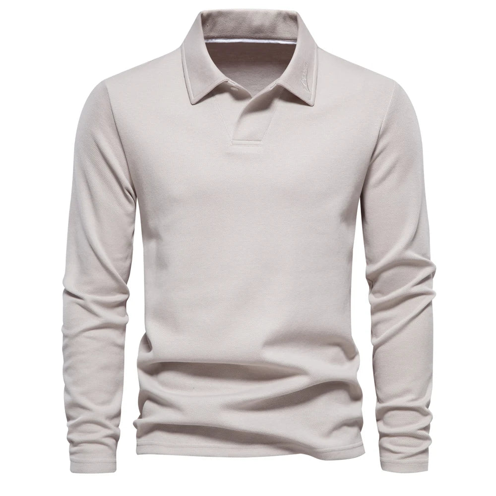 Cotton Knit Polo Shirt