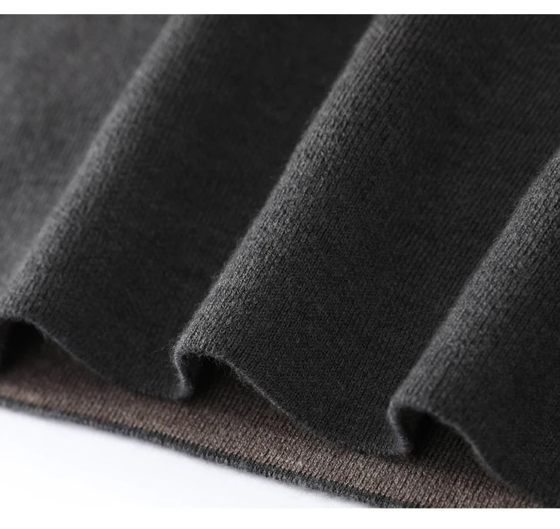 Merino Wool Half Zip Sweater