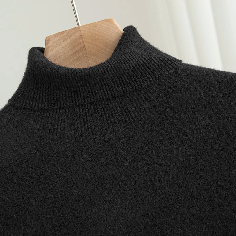 Merino Wool Turtleneck Sweater