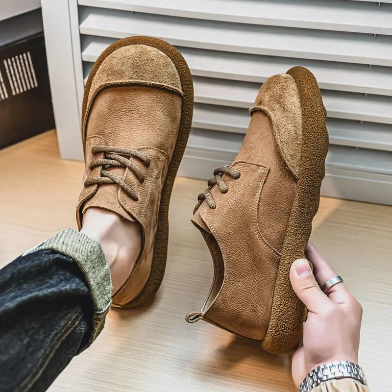 Cowhide Soft Leather Shoes