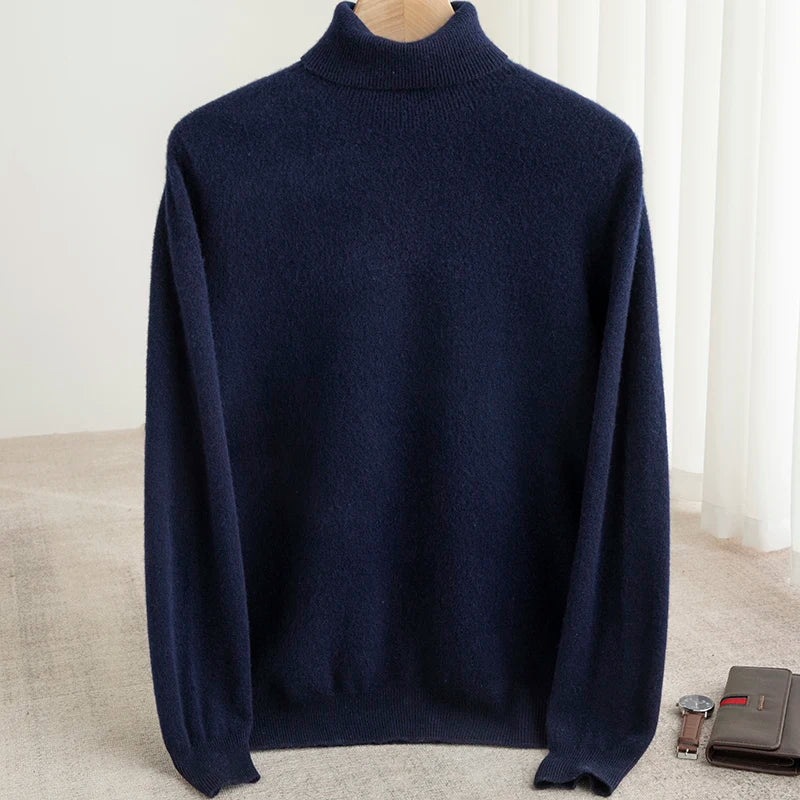 Merino Wool Turtleneck Sweater