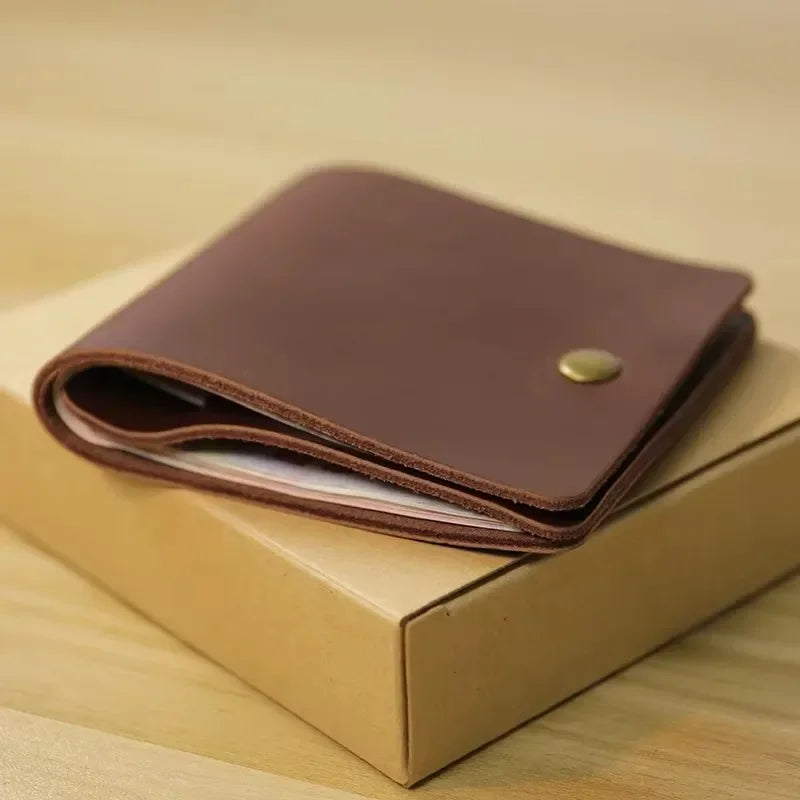 Cowhide Leather Bifold Wallet
