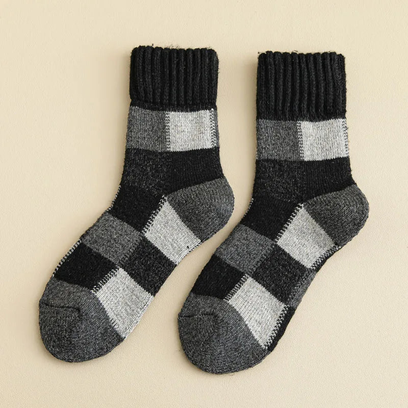 Merino Wool Colorblock Socks 5 pairs