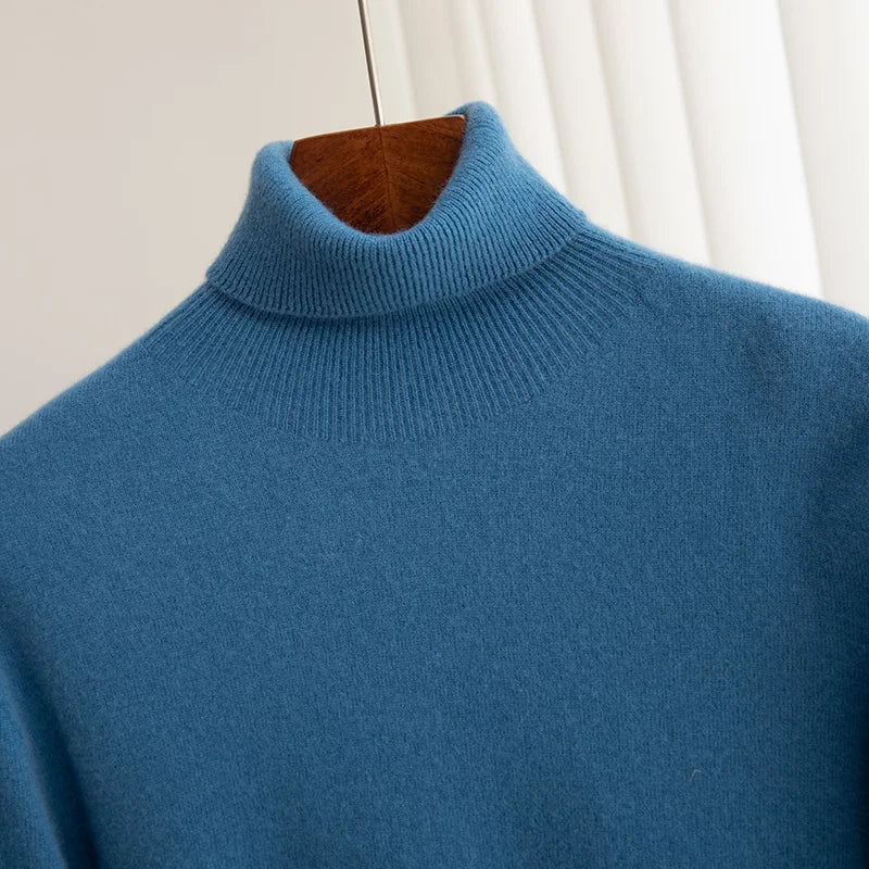 Merino Wool Turtleneck Sweater