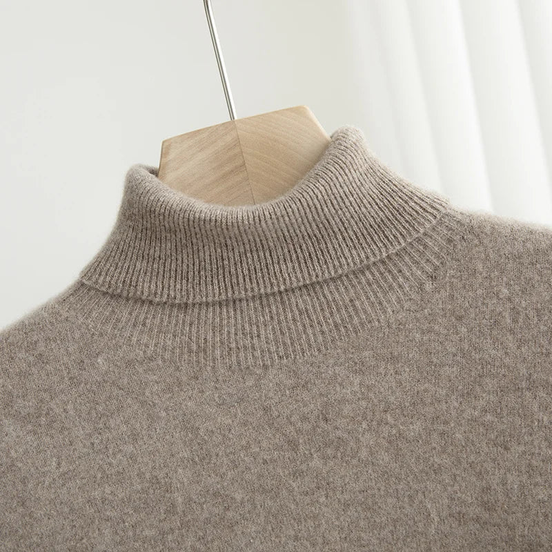 Merino Wool Turtleneck Sweater