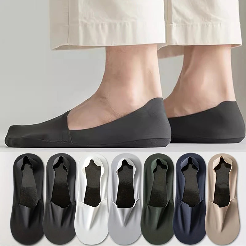 Nylon Spandex Loafer Socks 7 Pairs