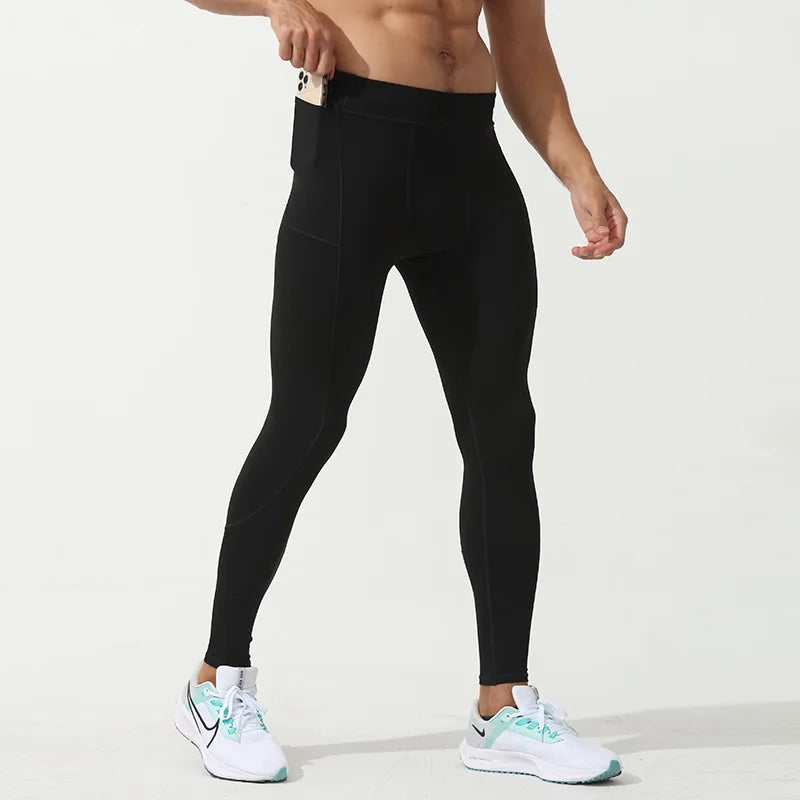 Nylon Spandex Compression Pants