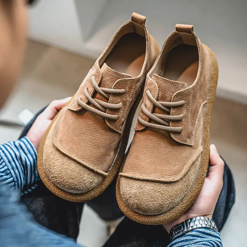 Cowhide Soft Leather Shoes