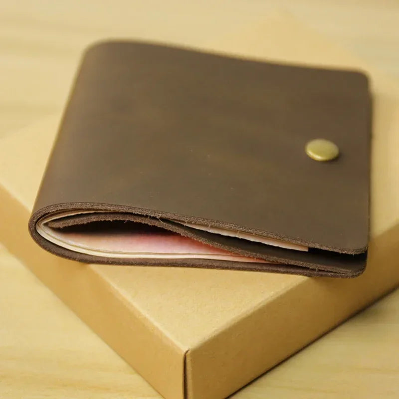 Cowhide Leather Bifold Wallet