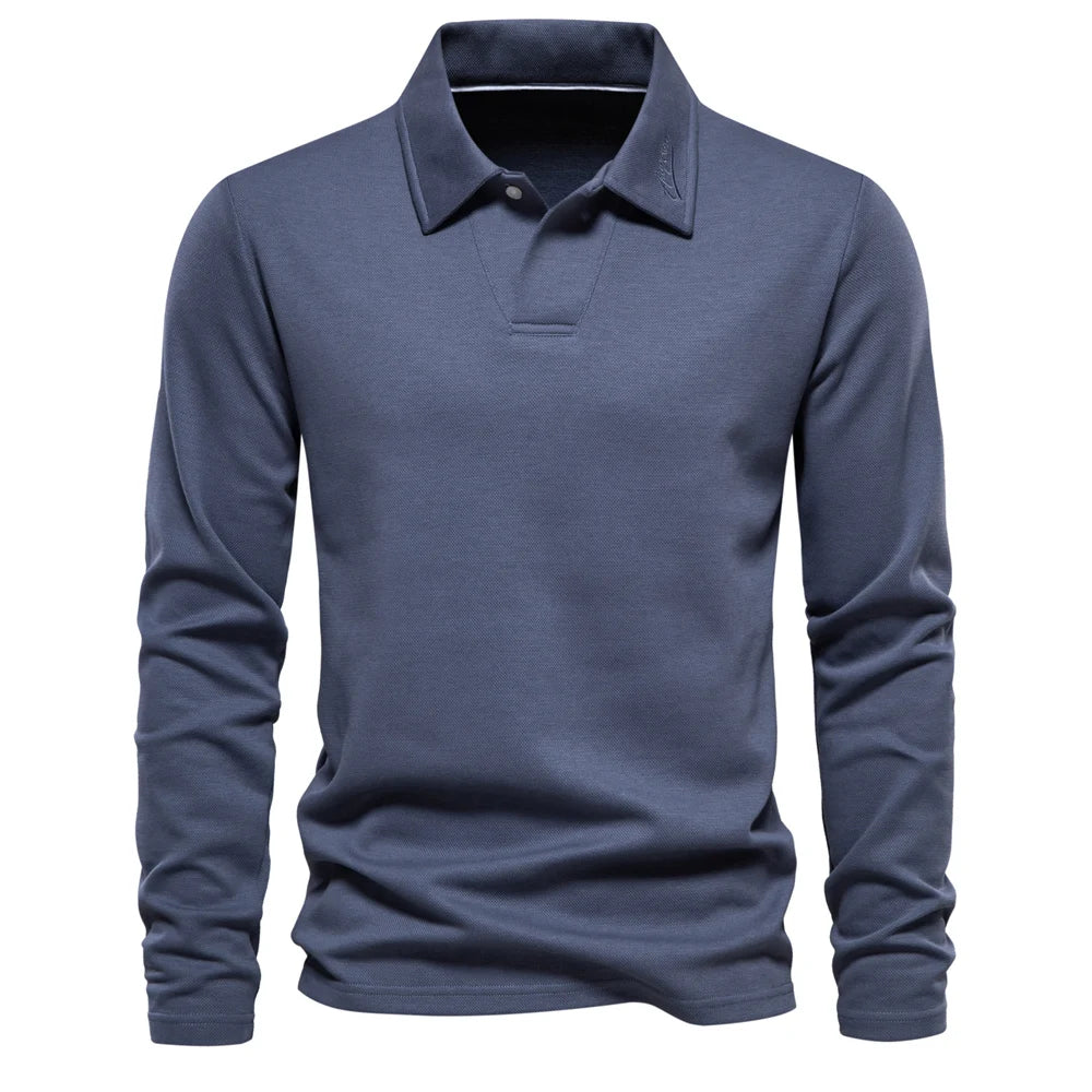 Cotton Knit Polo Shirt