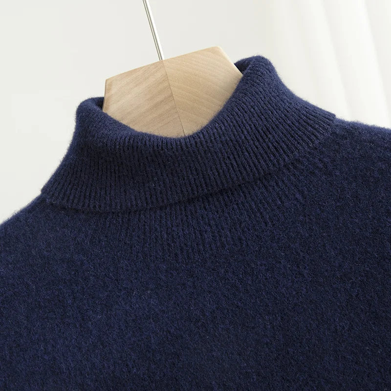 Merino Wool Turtleneck Sweater