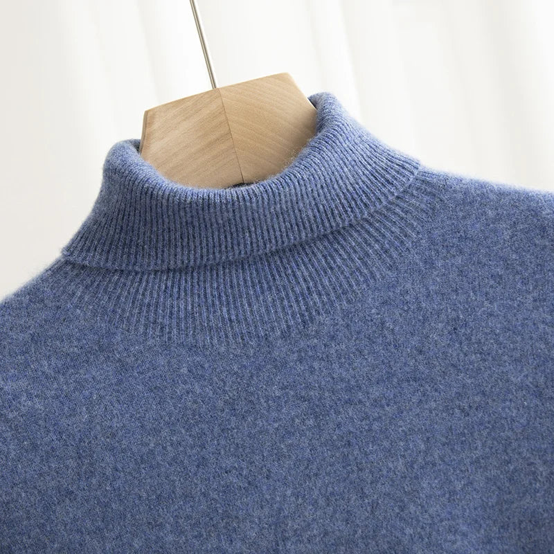 Merino Wool Turtleneck Sweater