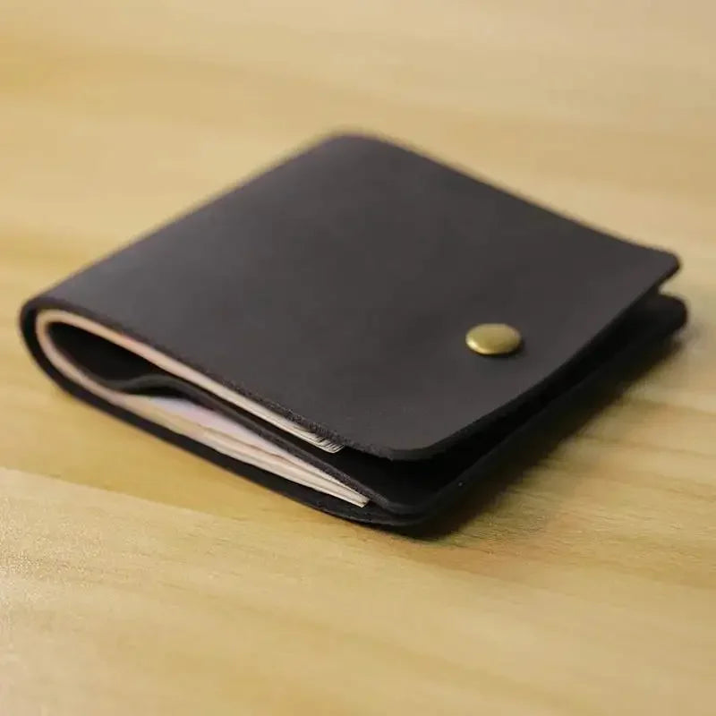 Cowhide Leather Bifold Wallet