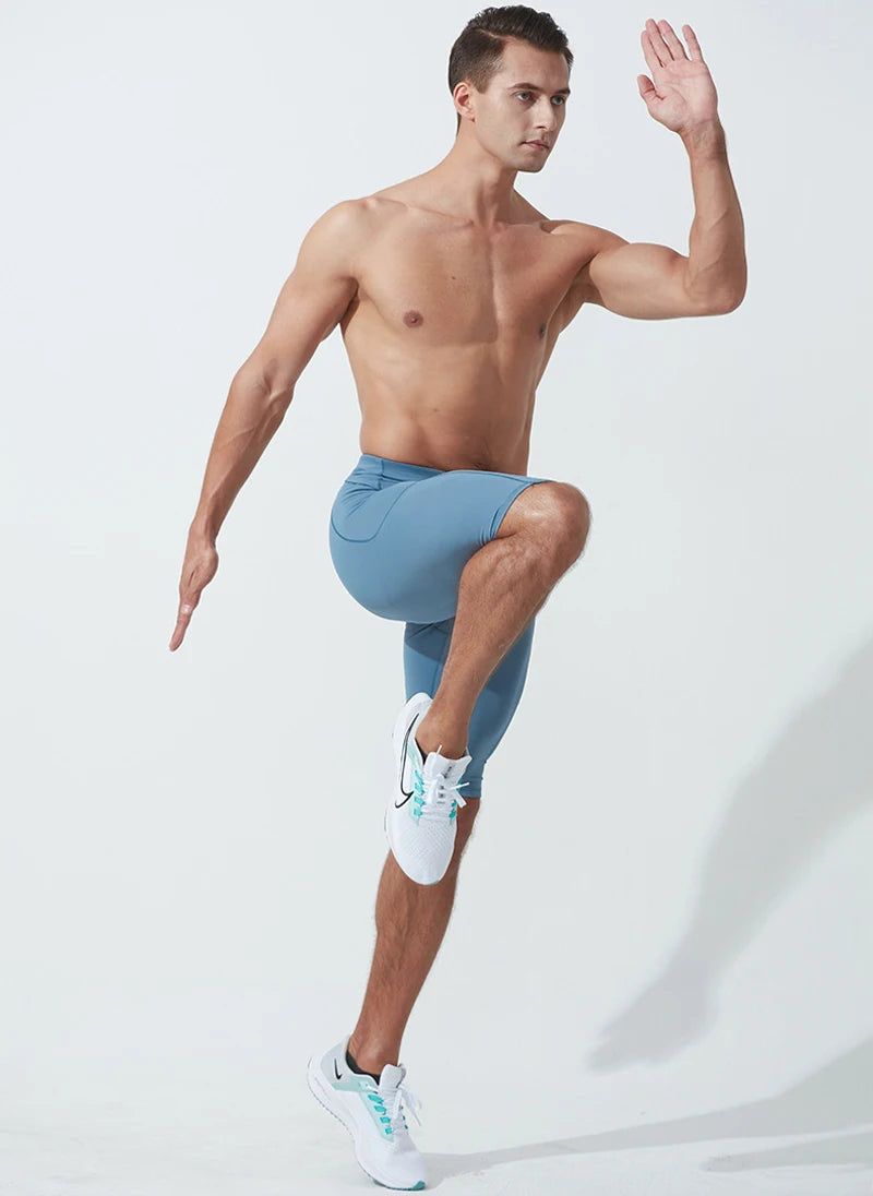 Nylon Spandex Compression Shorts