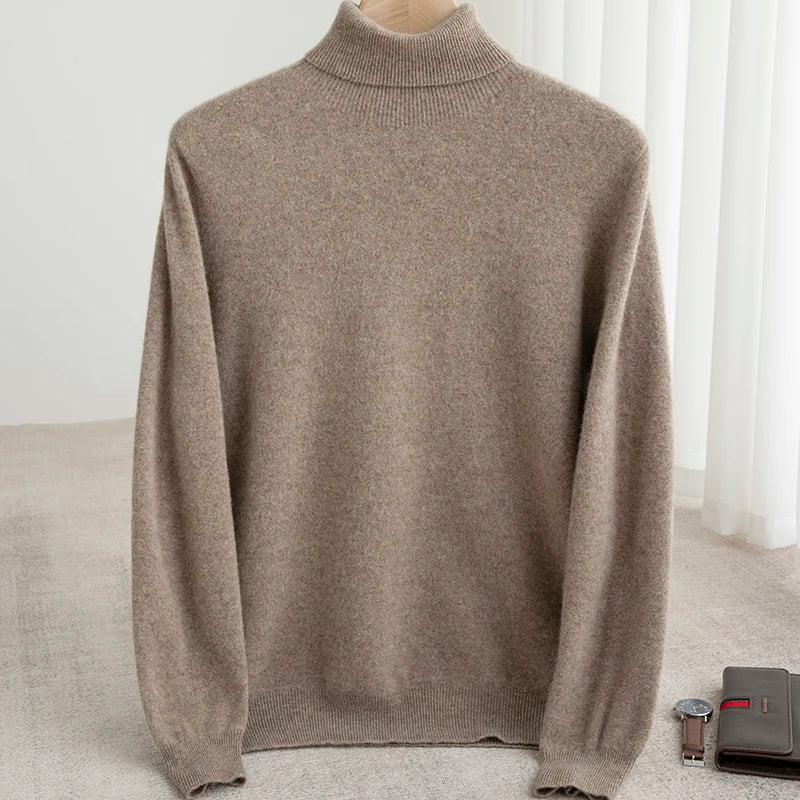 Merino Wool Turtleneck Sweater