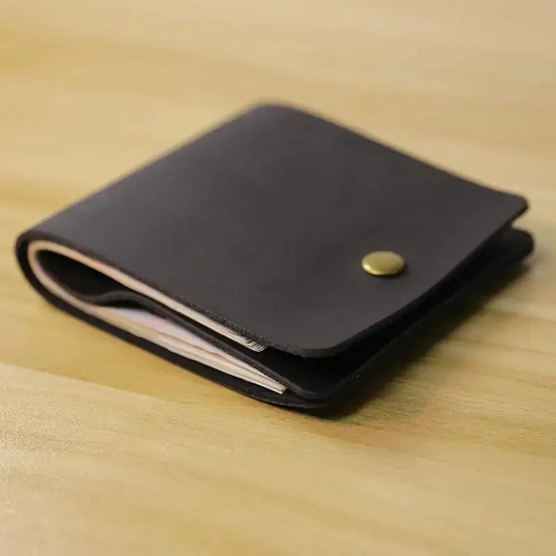 Cowhide Leather Bifold Wallet
