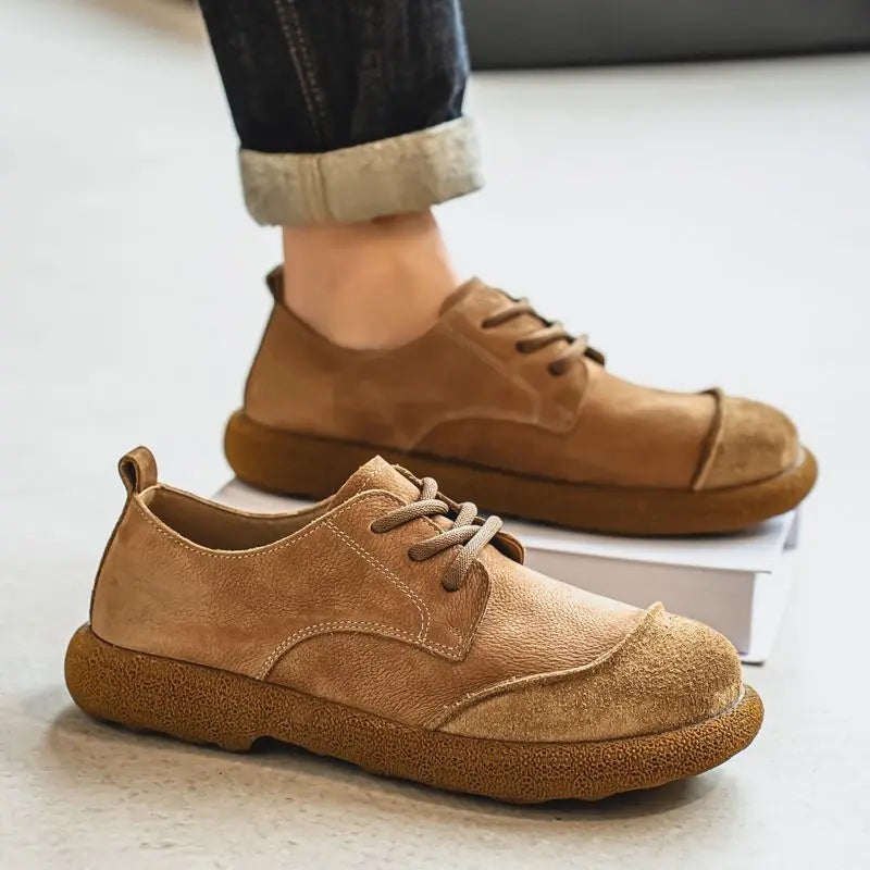 Cowhide Soft Leather Shoes